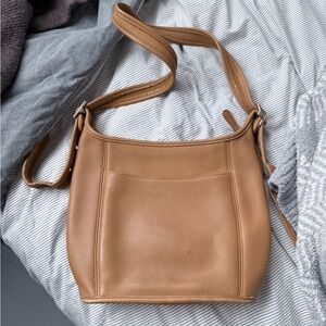 Coach Tan Leather Crossbody Bag